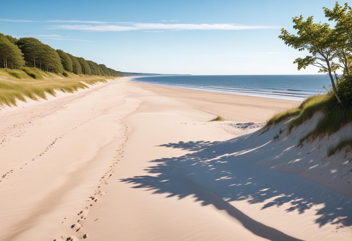 Upptäck Rörums strand – en drömplats på Österlen illustration